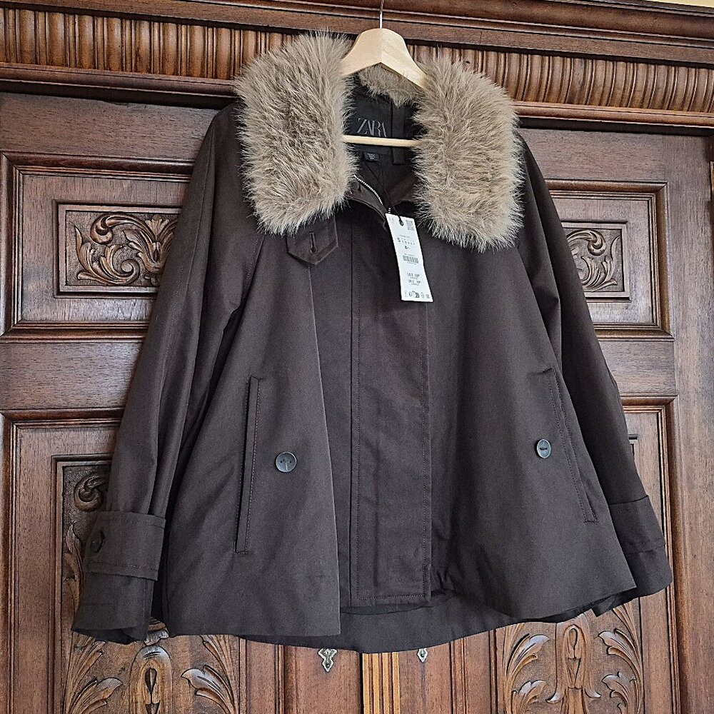 NWT Zara Water Repellent Jacket